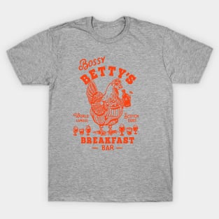"Bossy Betty's Breakfast Bar" Cute Retro Diner Design T-Shirt